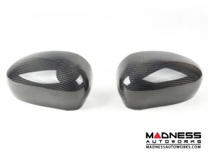 Alfa Romeo 4C Mirror Covers - Carbon Fiber - Full Replacements